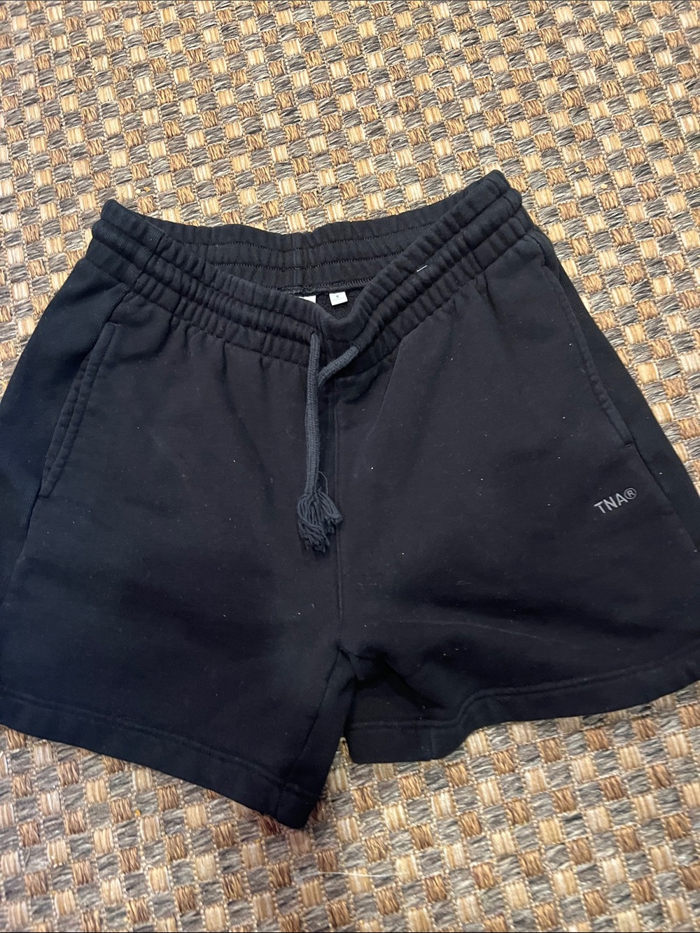 TNA Women's Black Athletic Drawstring Shorts small